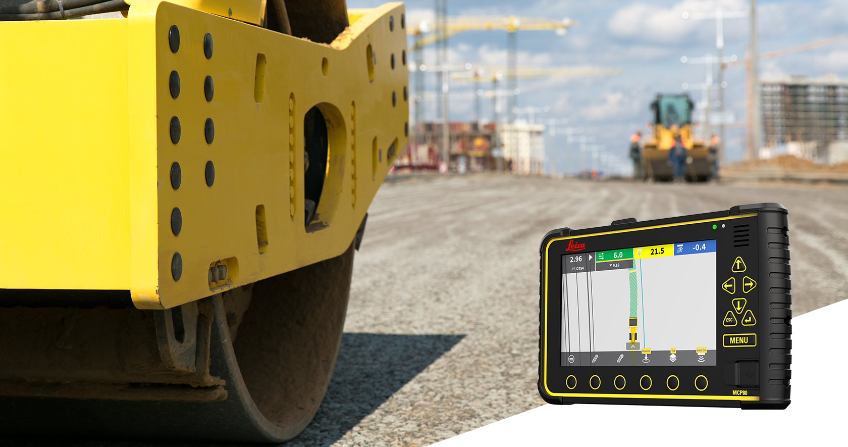 Leica Geosystems Rollers & Pavers Machine Control Systems